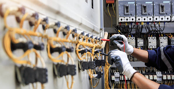 Professional Electrician technician working in Wink, TX